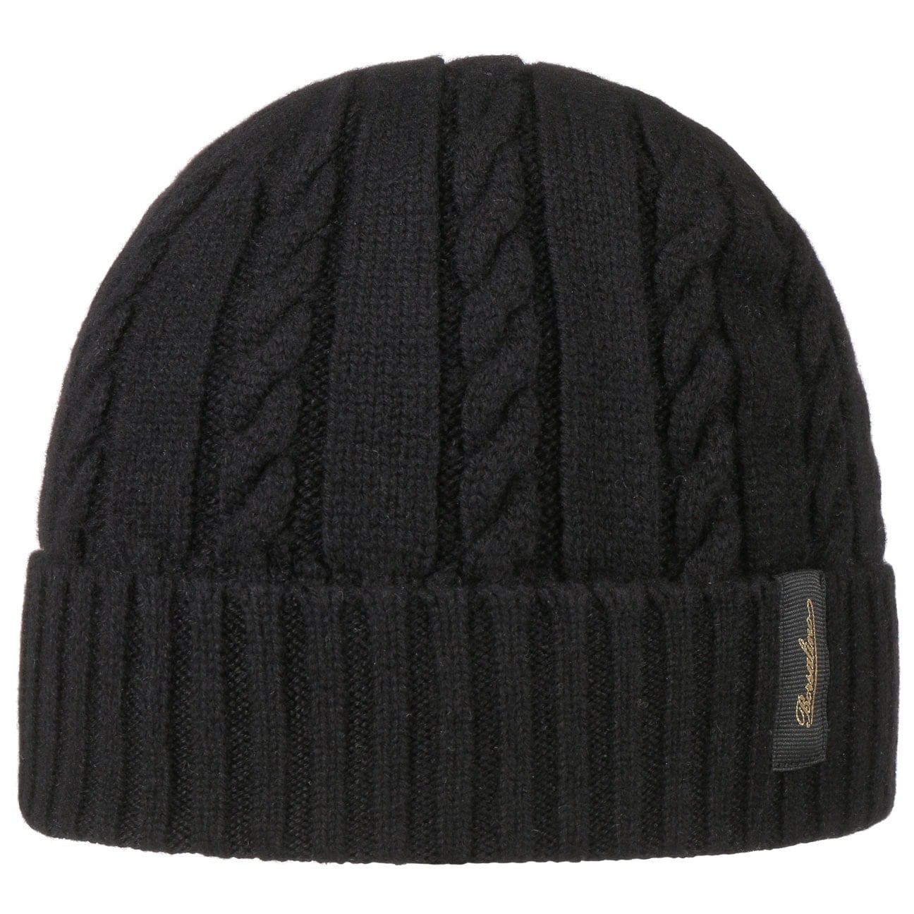 Kasjmier Cable Muts Met Omslag By Borsalino Zwart One Size borsalino kopen in de aanbieding Kasjmier Cable Muts Met Omslag By Borsalino Zwart One Size borsalino kopen in de aanbieding