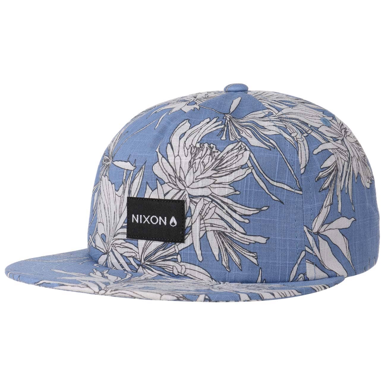 Tropics Snapback Pet By Nixon Blauw Wit One Size nixon kopen in de aanbieding