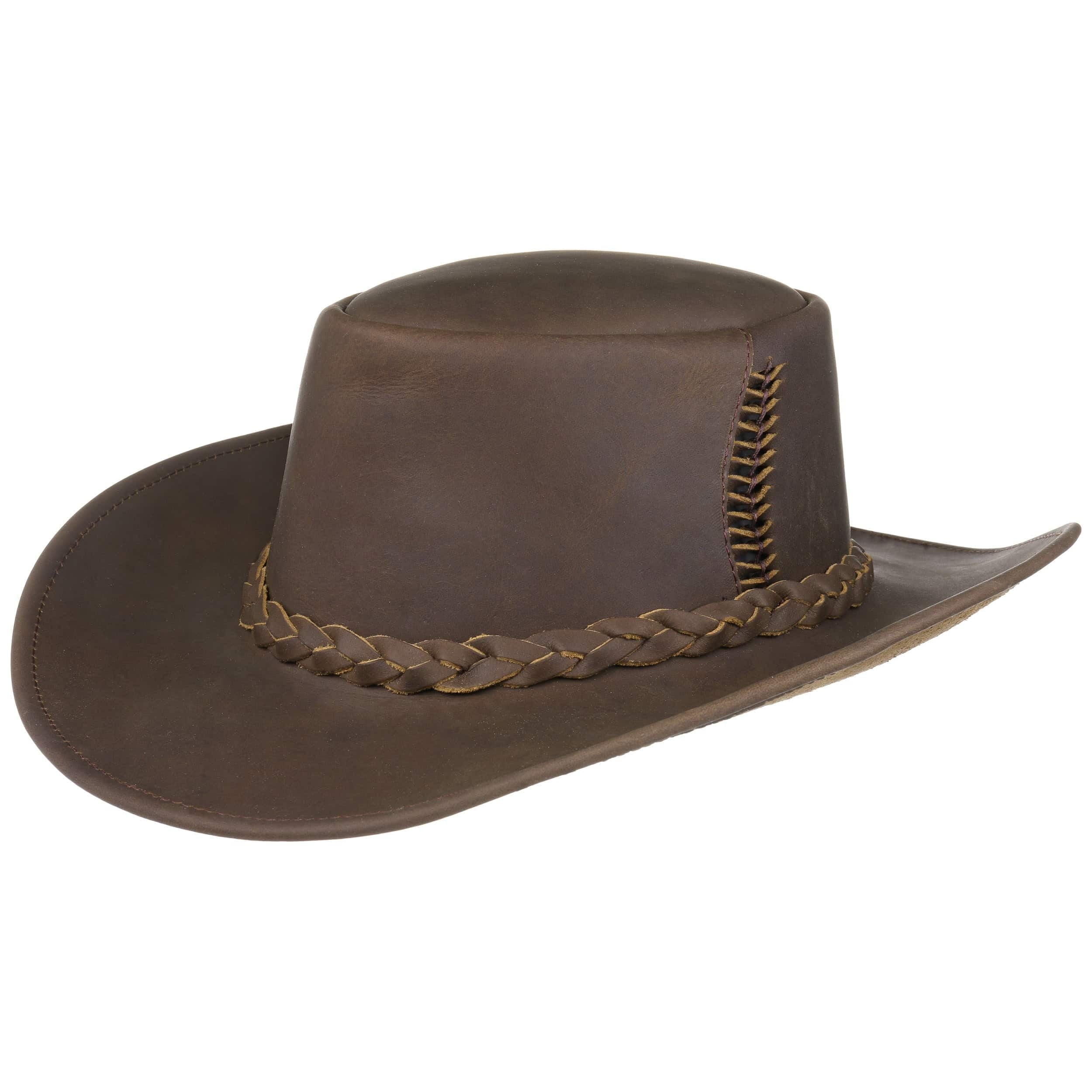 Barmah Barmah Hats leren hoed voordelig