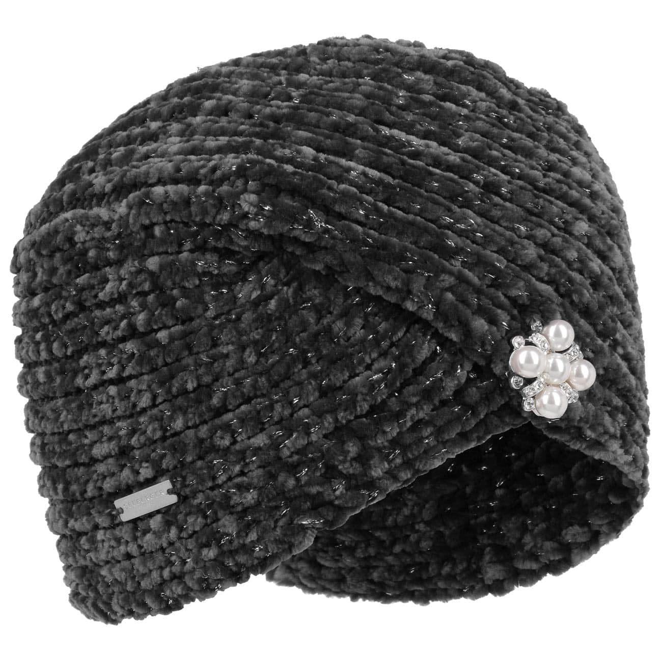 Chenille Tulband By Seeberger Zwart One Size seeberger kopen in de aanbieding Chenille Tulband By Seeberger Zwart One Size seeberger kopen in de aanbieding