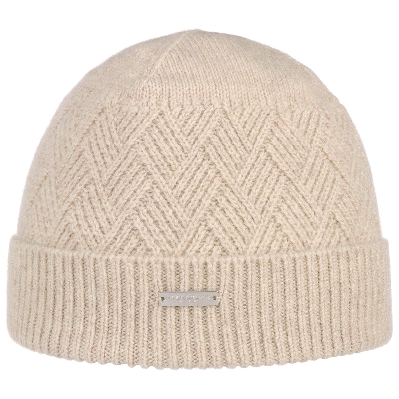 Vlechtdesign Kasjmier Muts By Seeberger Lichtbeige One Size seeberger kopen in de aanbieding Vlechtdesign Kasjmier Muts By Seeberger Lichtbeige One Size seeberger kopen in de aanbieding