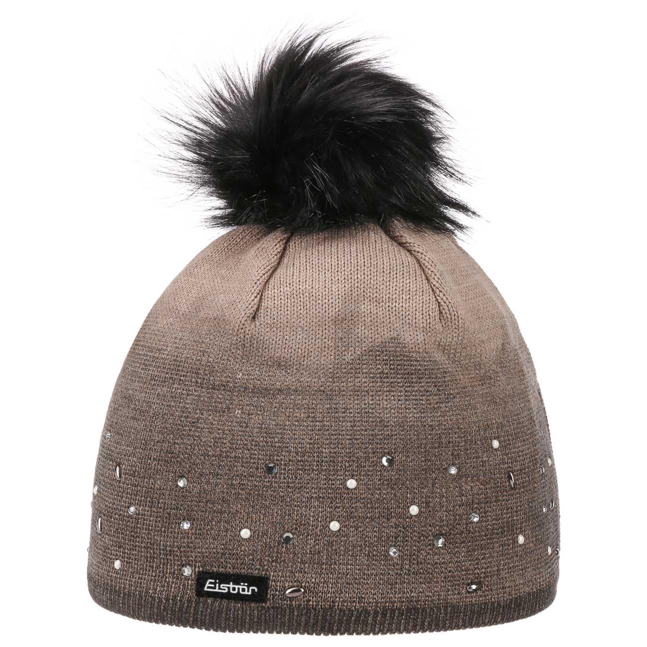 Dip Dye Lux Crystal Muts By Eisbar Beige One Size eisbar kopen in de aanbieding