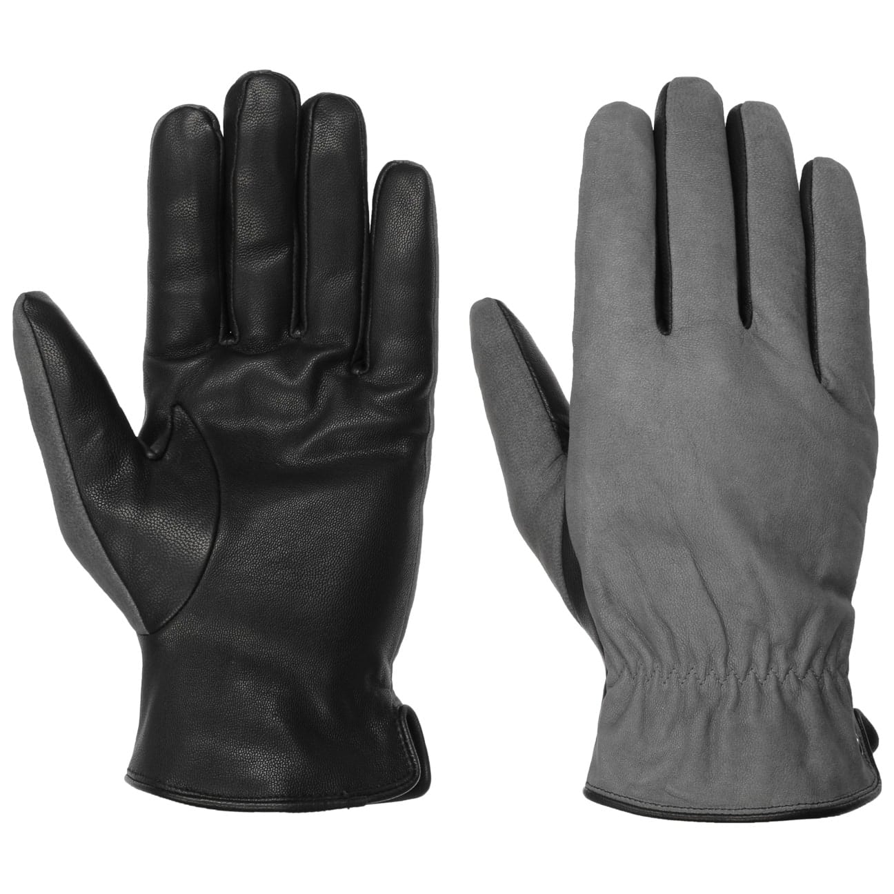 Twotone Nubukleren Handschoenen By Roeckl Zwart 9 12 Hs roeckl kopen in de aanbieding