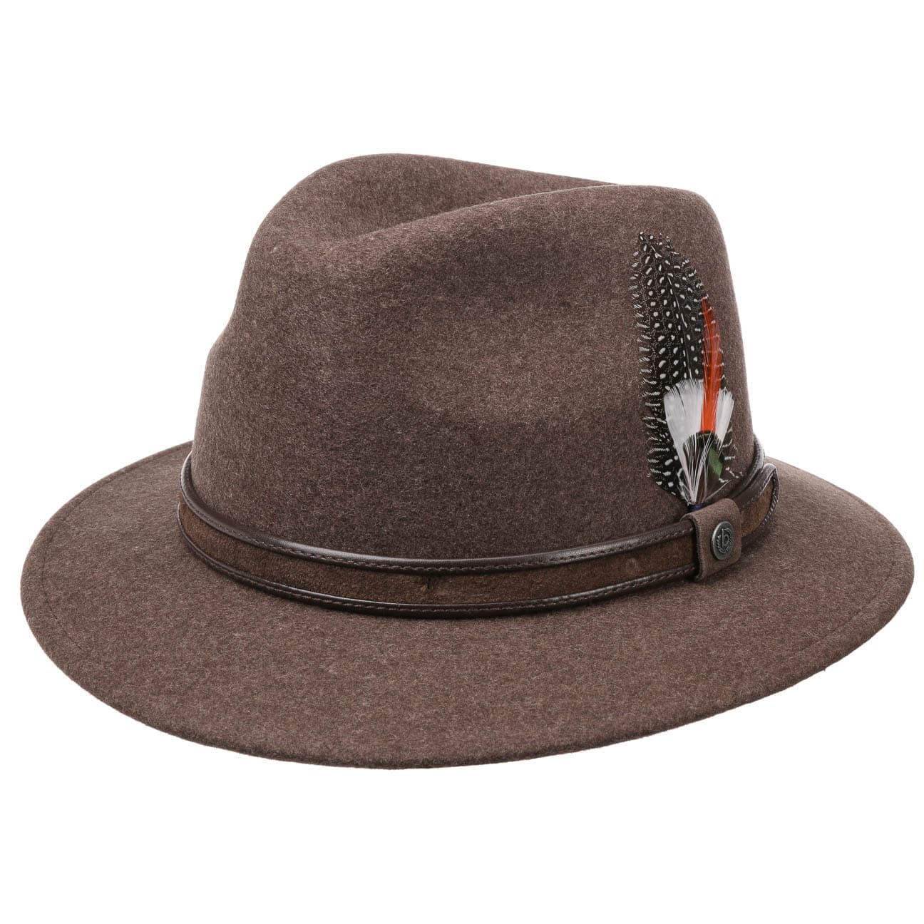 Crushable Traveller Wolvilthoed By Bugatti Bruin Gemeleerd 57 bugatti kopen in de aanbieding