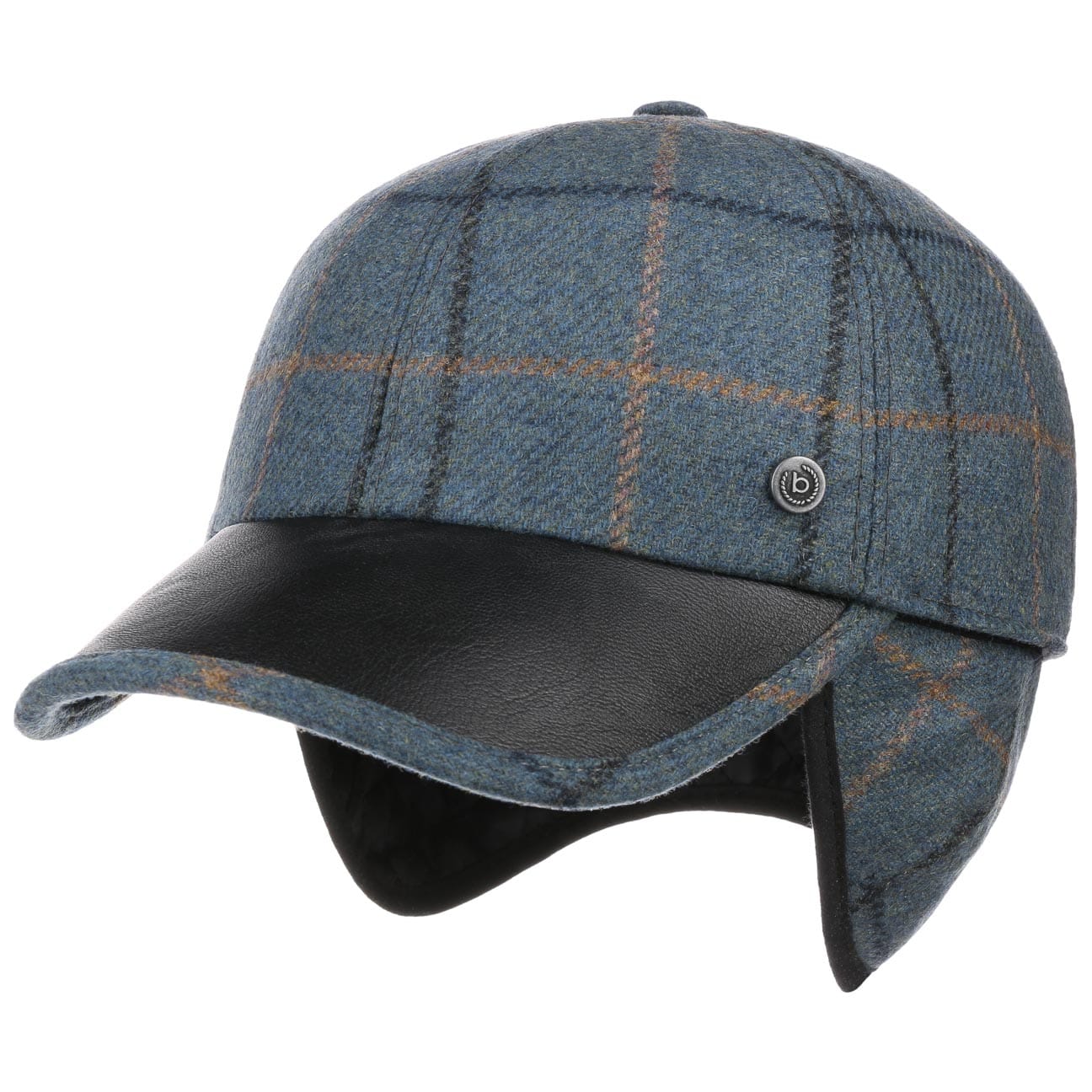 Pet Met Leren Visor En Oorbescherming By Bugatti Blauw M 56 57 Cm bugatti kopen in de aanbieding
