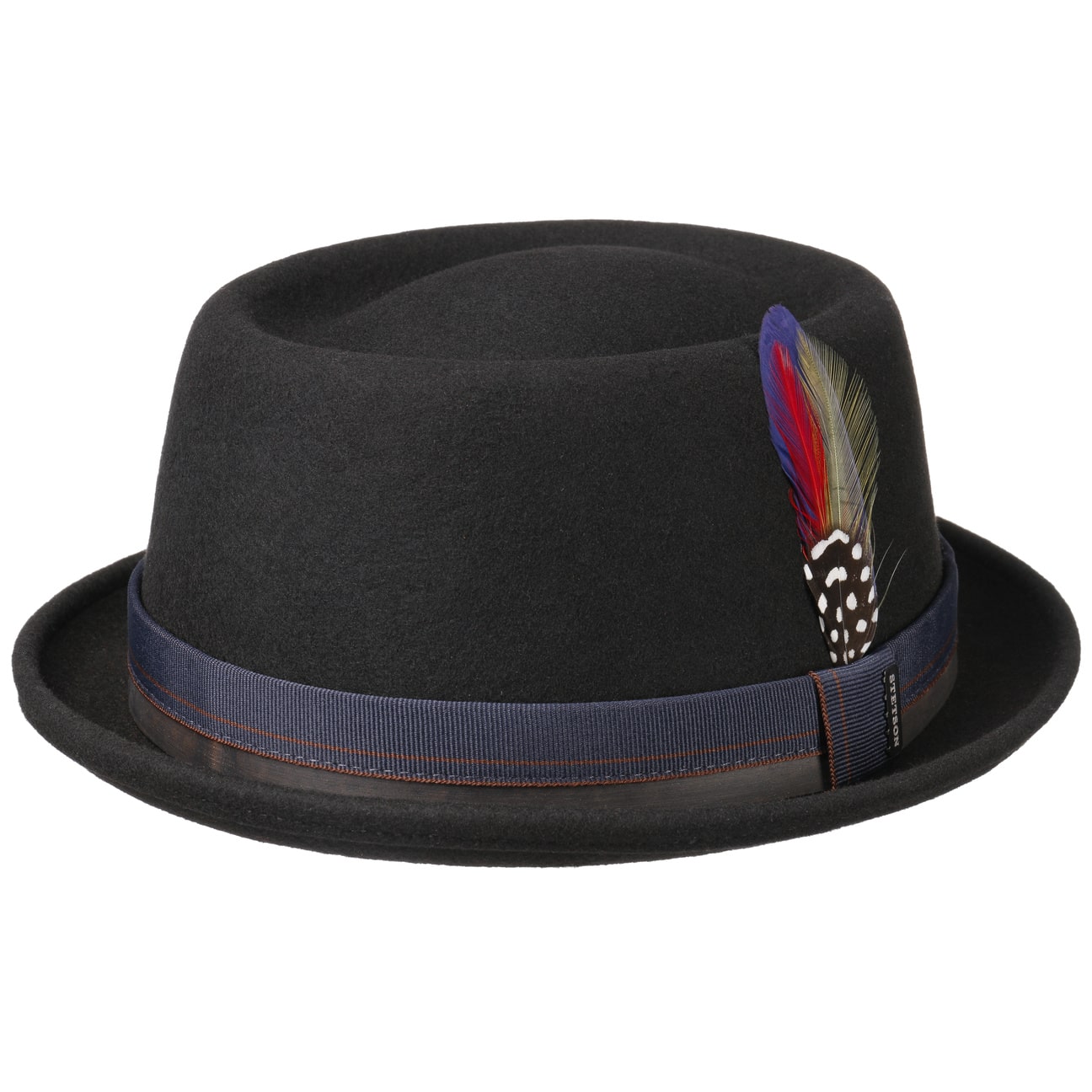 Farladey Pork Pie Wolvilthoed By Stetson Zwart L 58 59 Cm stetson kopen in de aanbieding
