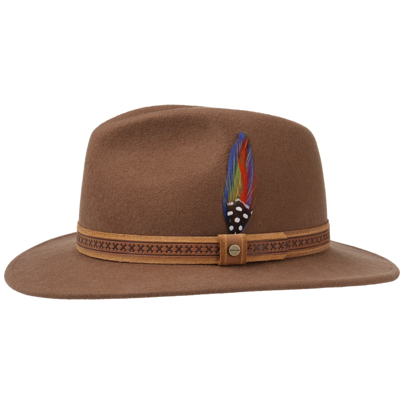 Marlon Traveller Wolvilthoed By Stetson Camel L 58 59 Cm stetson kopen in de aanbieding