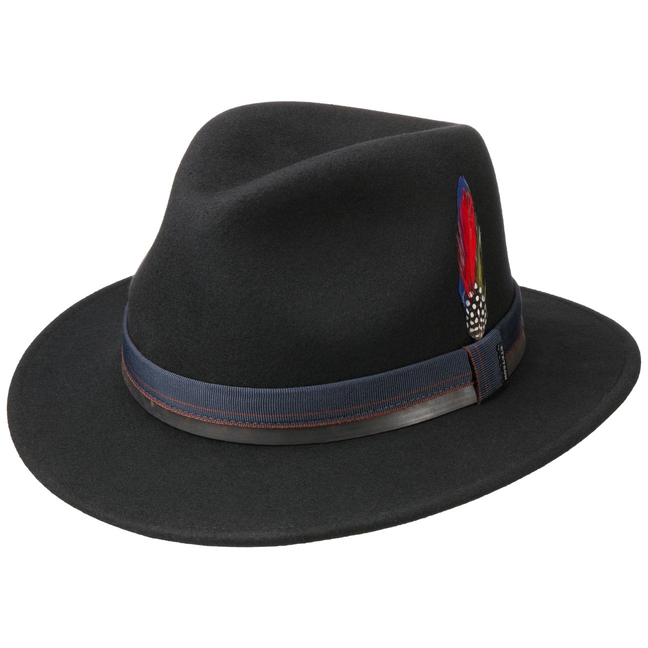 Parlesto Traveller Wolvilthoed By Stetson Zwart S 54 55 Cm stetson kopen in de aanbieding