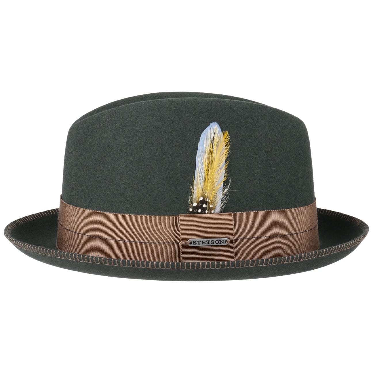 Alexton Player Vitafelt Hoed By Stetson Donker Groen L 58 59 Cm stetson kopen in de aanbieding