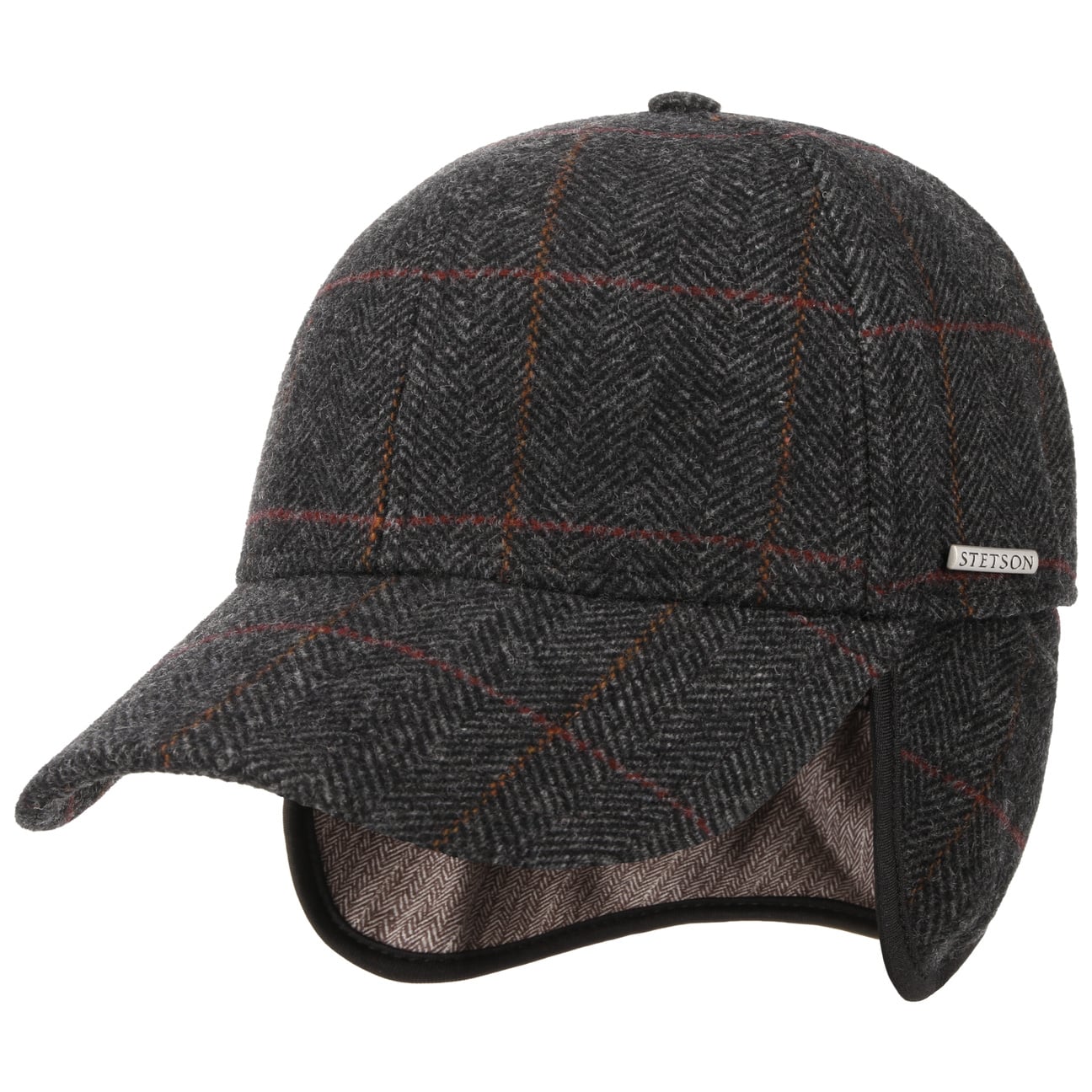 Kinty Wool Pet Met Oorbescherming By Stetson Grijs M 56 57 Cm stetson kopen in de aanbieding