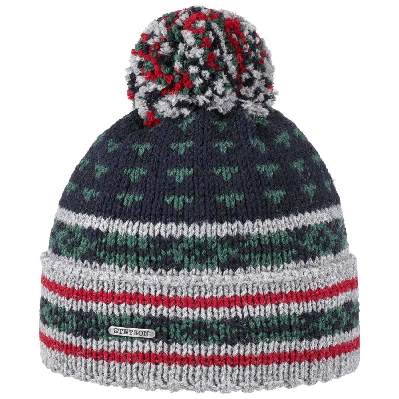 Multicoloured Pomponmuts By Stetson Groen One Size stetson kopen in de aanbieding Multicoloured Pomponmuts By Stetson Groen One Size stetson kopen in de aanbieding