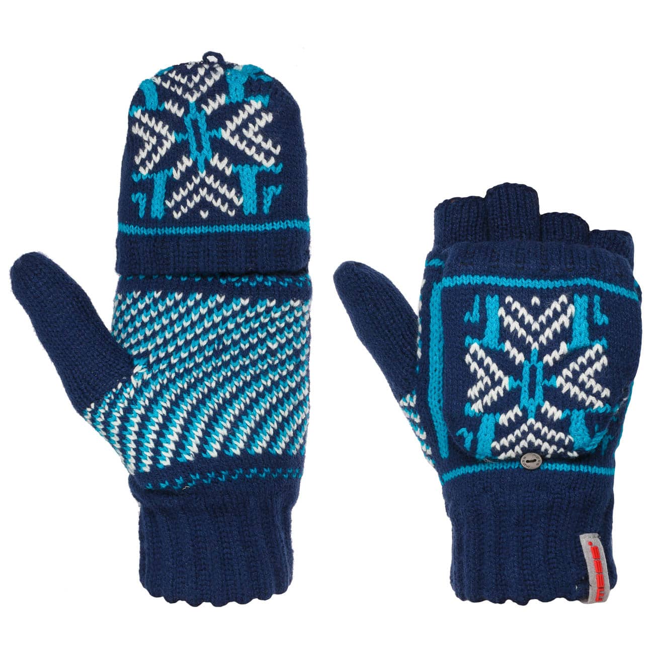 Hoedshop Snowflake Thinsulate Fingerless Handschoenen Blauw 9 Hs hoedshop kopen in de aanbieding