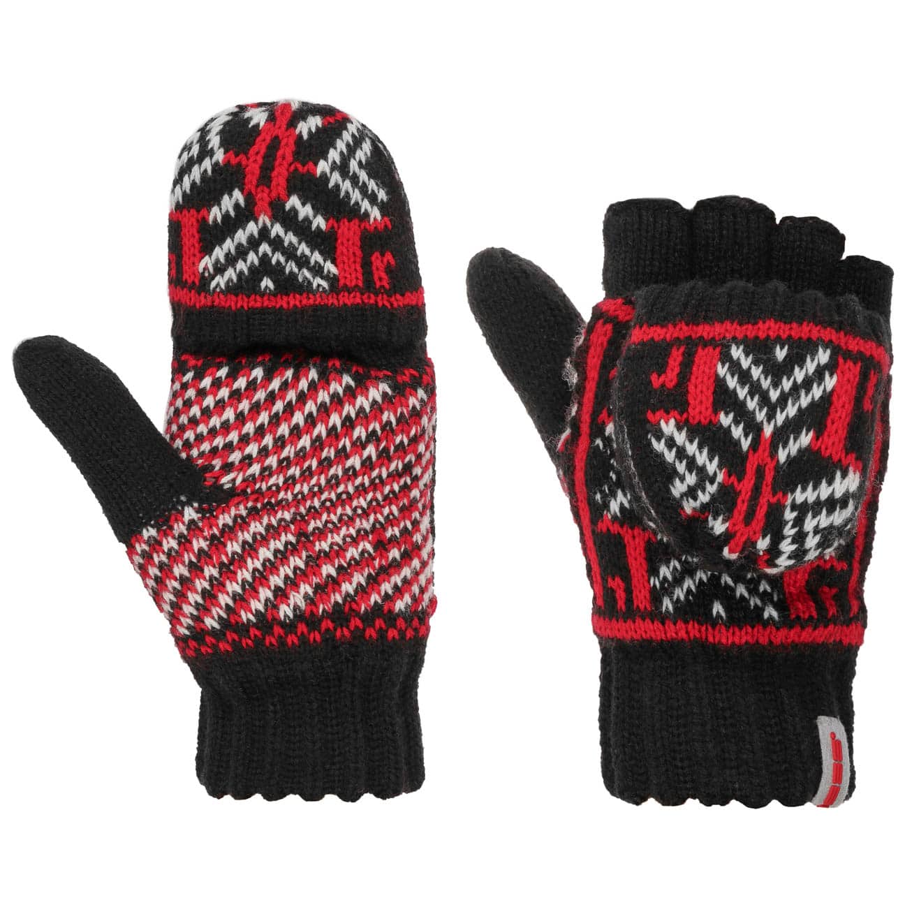 Hoedshop Snowflake Thinsulate Fingerless Handschoenen Zwart 7 Hs hoedshop kopen in de aanbieding