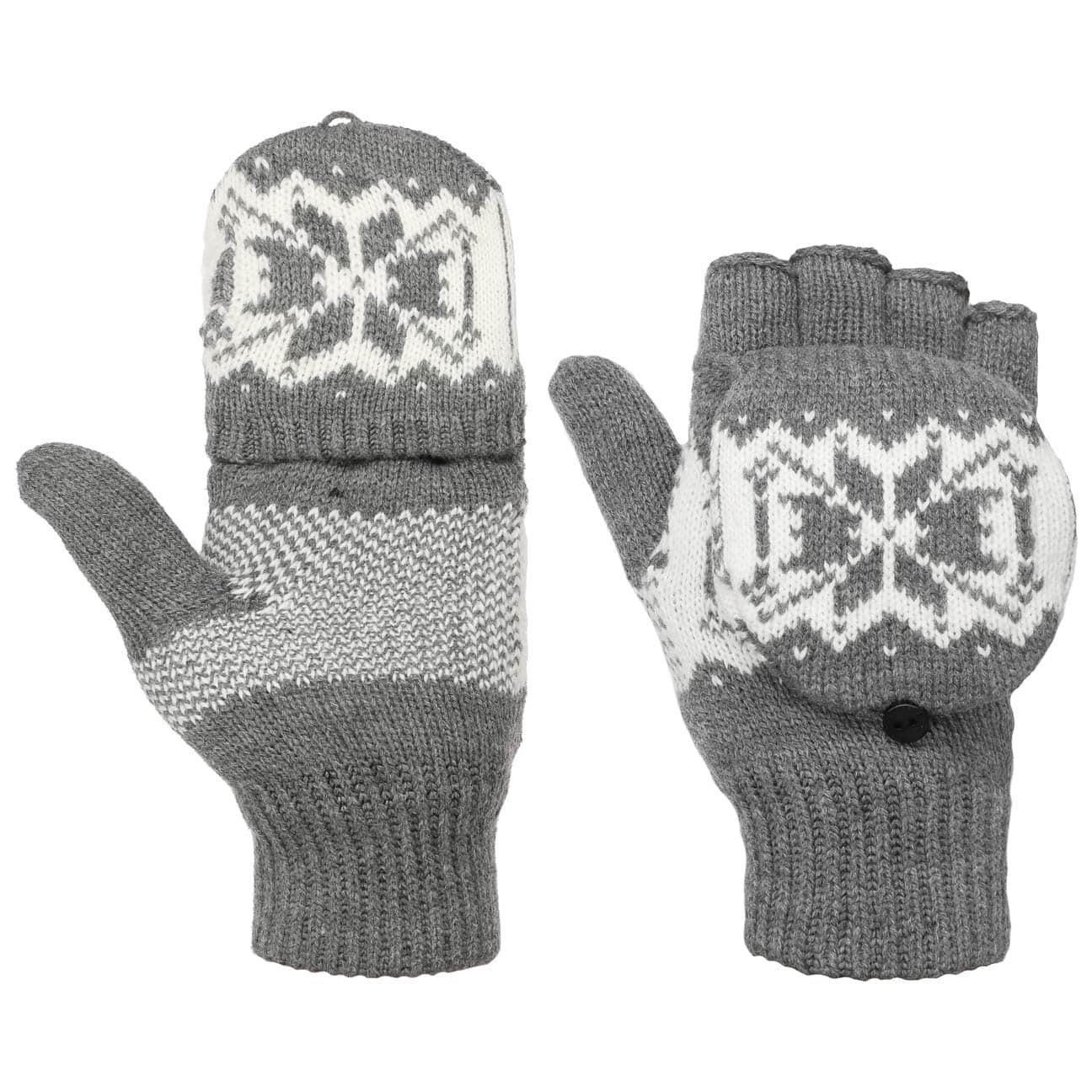 Hoedshop Twotone Thinsulate Fingerless Handschoenen Grijs 9 Hs hoedshop kopen in de aanbieding