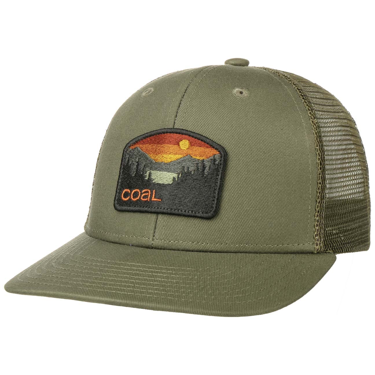 The Hauler Low Trucker Pet By Coal Olijfgroen One Size coal kopen in de aanbieding