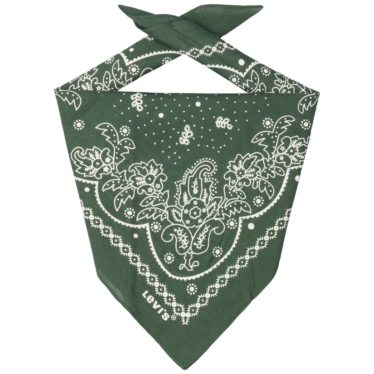 Paisley Bandana By Levis Donker Groen One Size levis kopen in de aanbieding