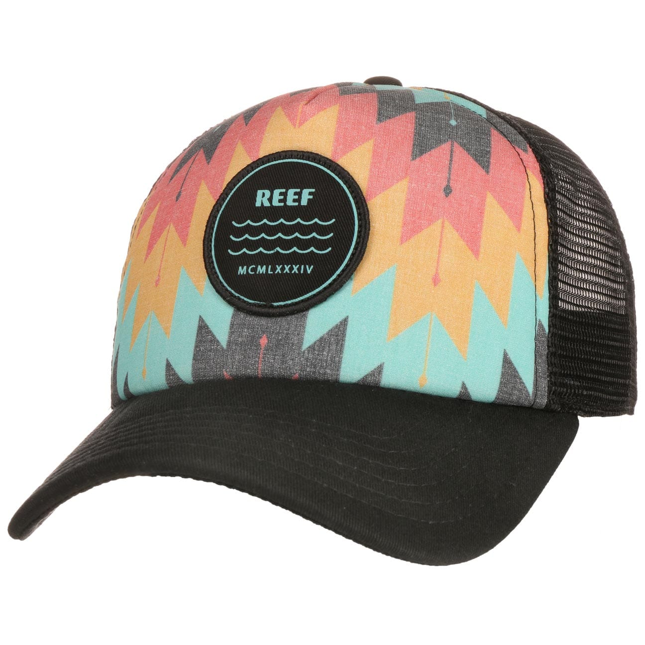 Aztec Trucker Pet By Reef Zwart One Size reef kopen in de aanbieding