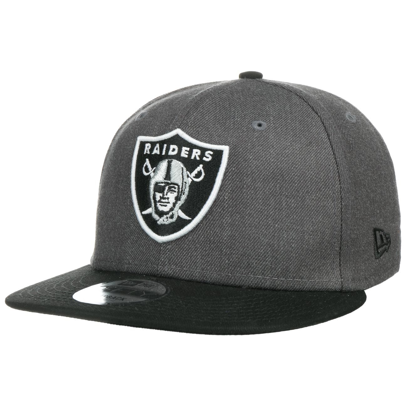 9Fifty Heather Raiders Pet By New Era Grijs Sm 54 57 Cm new era kopen in de aanbieding