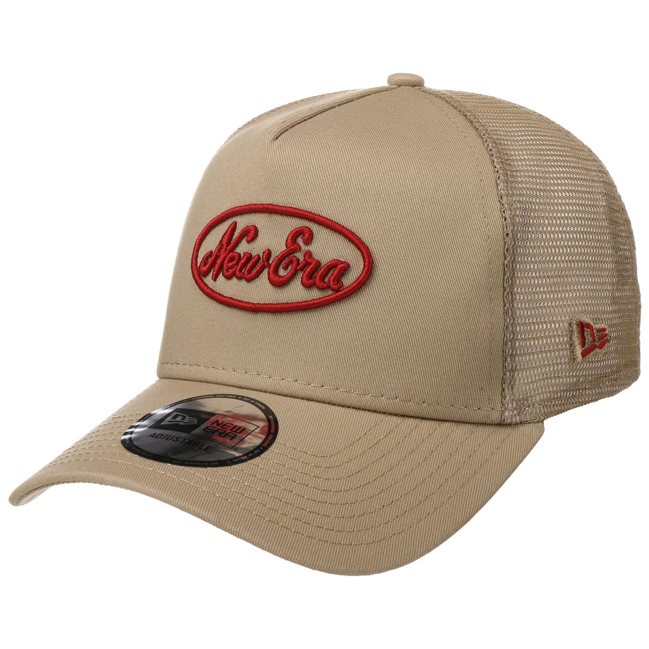 Script Trucker Pet By New Era Beige One Size new era kopen in de aanbieding
