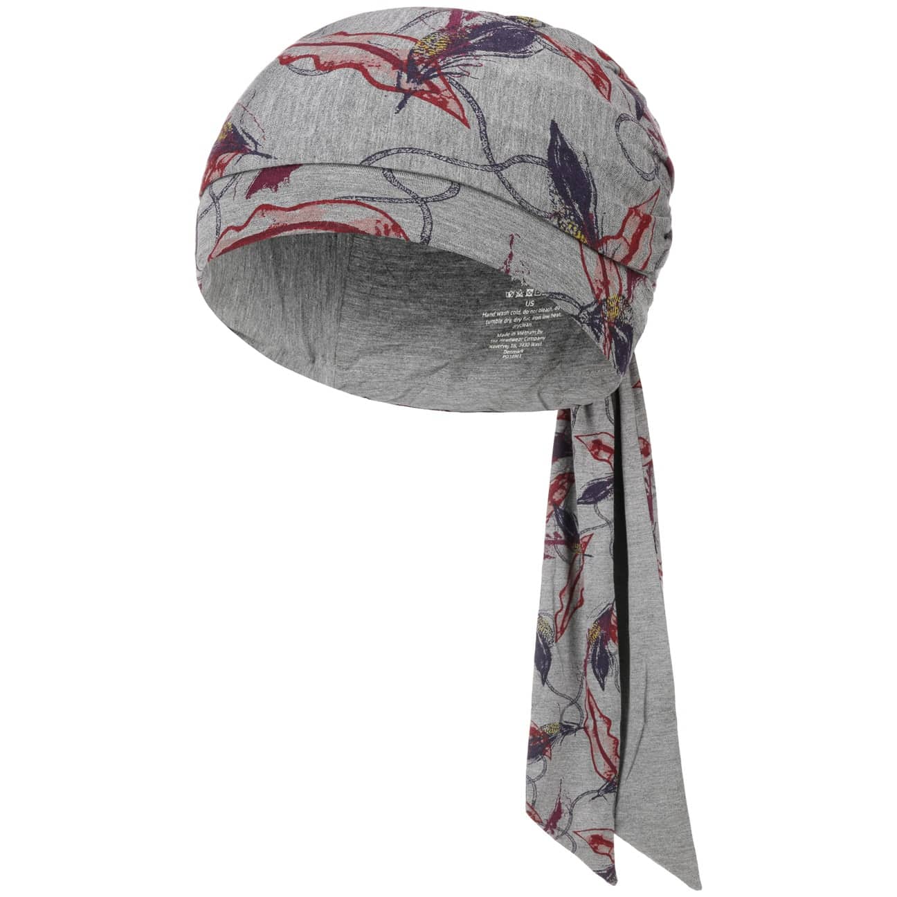 Feathers Omkeerbare Tulband By Christine Headwear Grijs One Size christine headwear kopen in de aanbieding