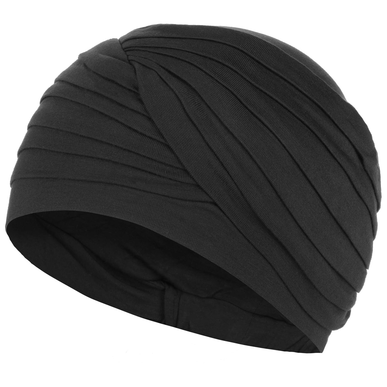Shanti Uni Bamboe Tulband By Christine Headwear Zwart One Size christine headwear kopen in de aanbieding