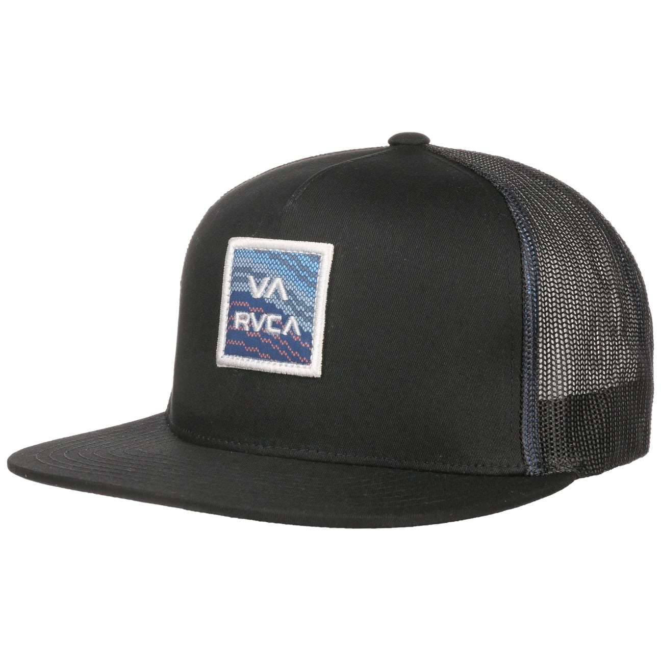 Va All The Way Print Patch Trucker Pet By Rvca Zwart One Size rvca kopen in de aanbieding