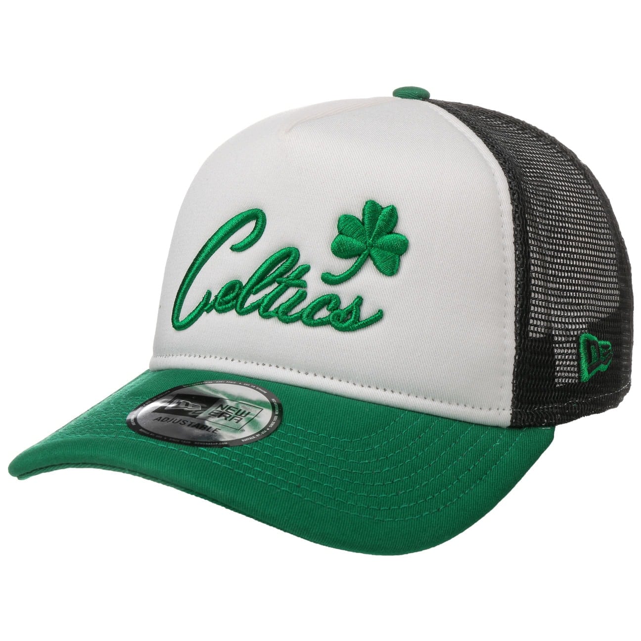 Colour Block Celtics Trucker Pet By New Era Wit Groen One Size new era kopen in de aanbieding
