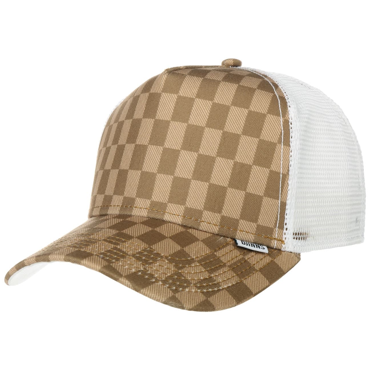 Louiecheck Hft Trucker Pet By Djinns Wit One Size djinns kopen in de aanbieding