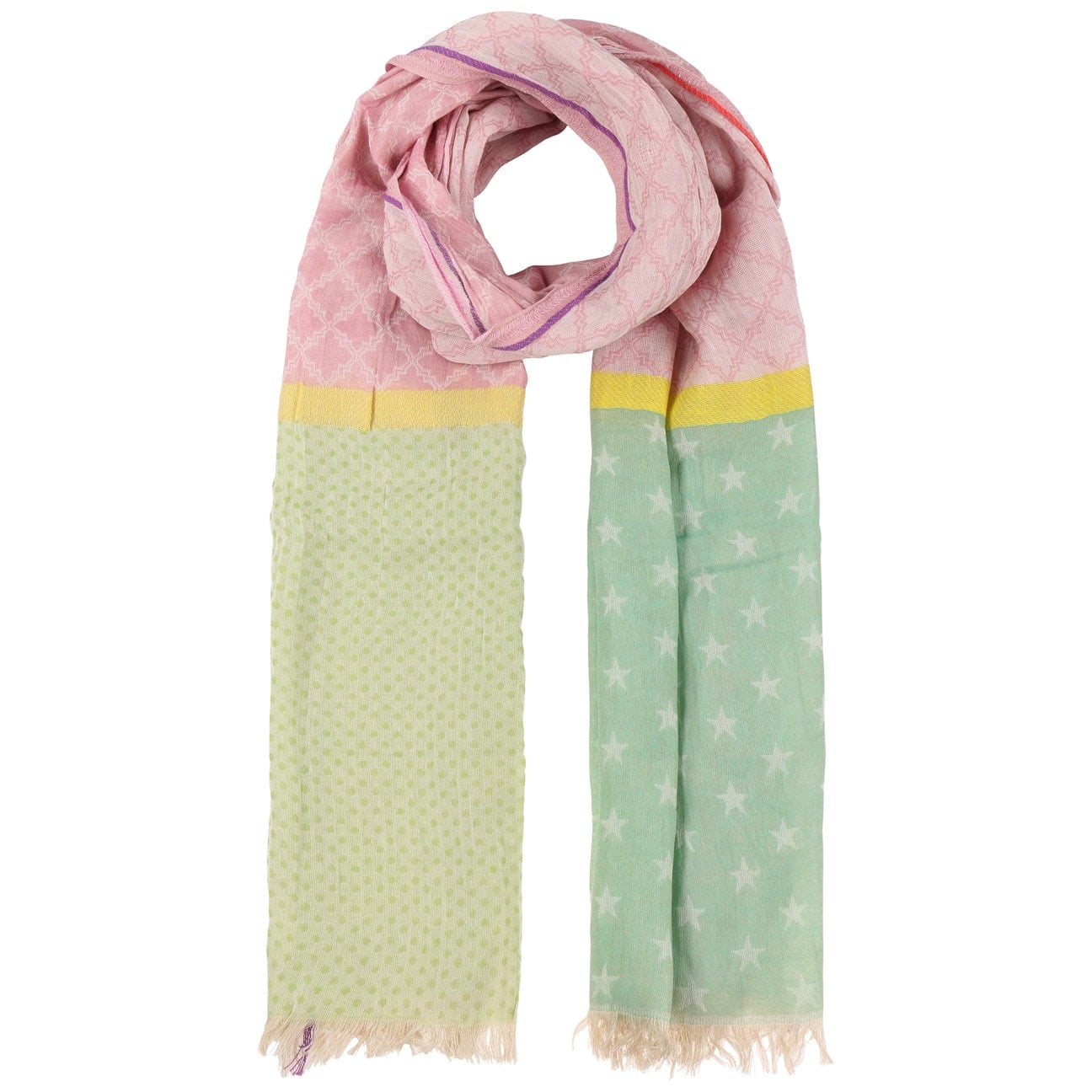 Stars And Dots Sjaal By Passigatti Roze passigatti kopen in de aanbieding