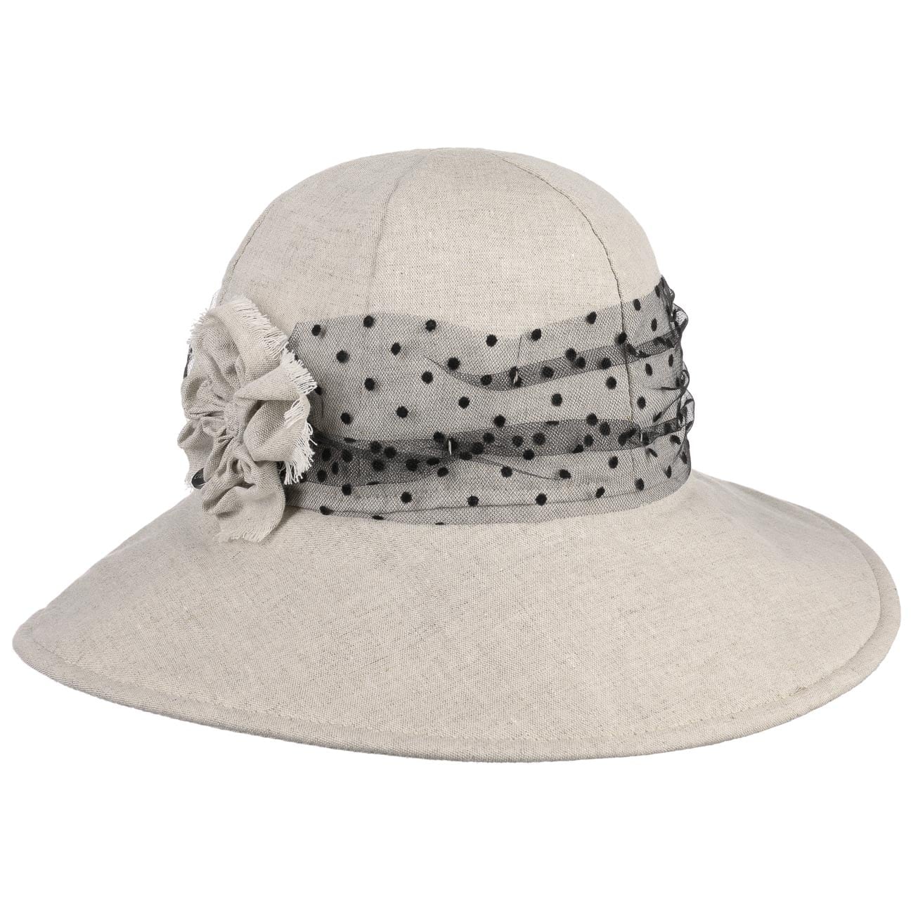 Dotsy Linnen Hoed By Lierys Beige One Size lierys kopen in de aanbieding Dotsy Linnen Hoed By Lierys Beige One Size lierys kopen in de aanbieding