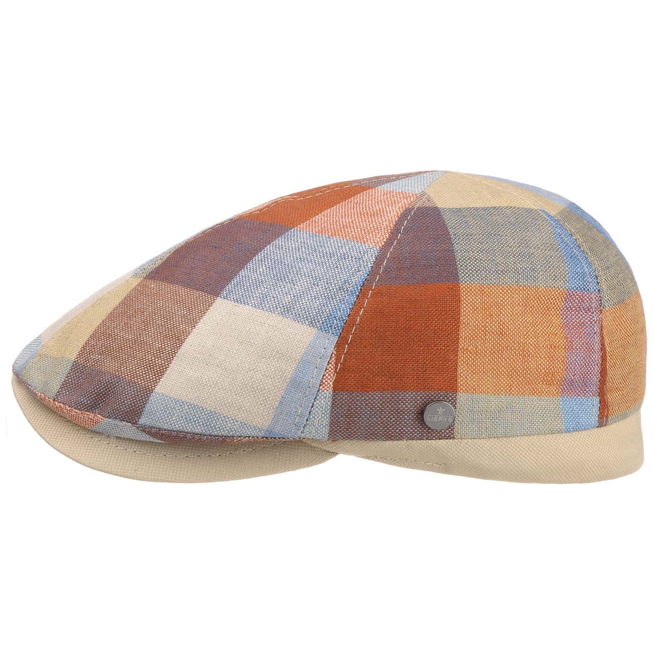 Ravello Check Linnen Pet By Lierys Blauw Oranje 57 lierys kopen in de aanbieding Ravello Check Linnen Pet By Lierys Blauw Oranje 57 lierys kopen in de aanbieding