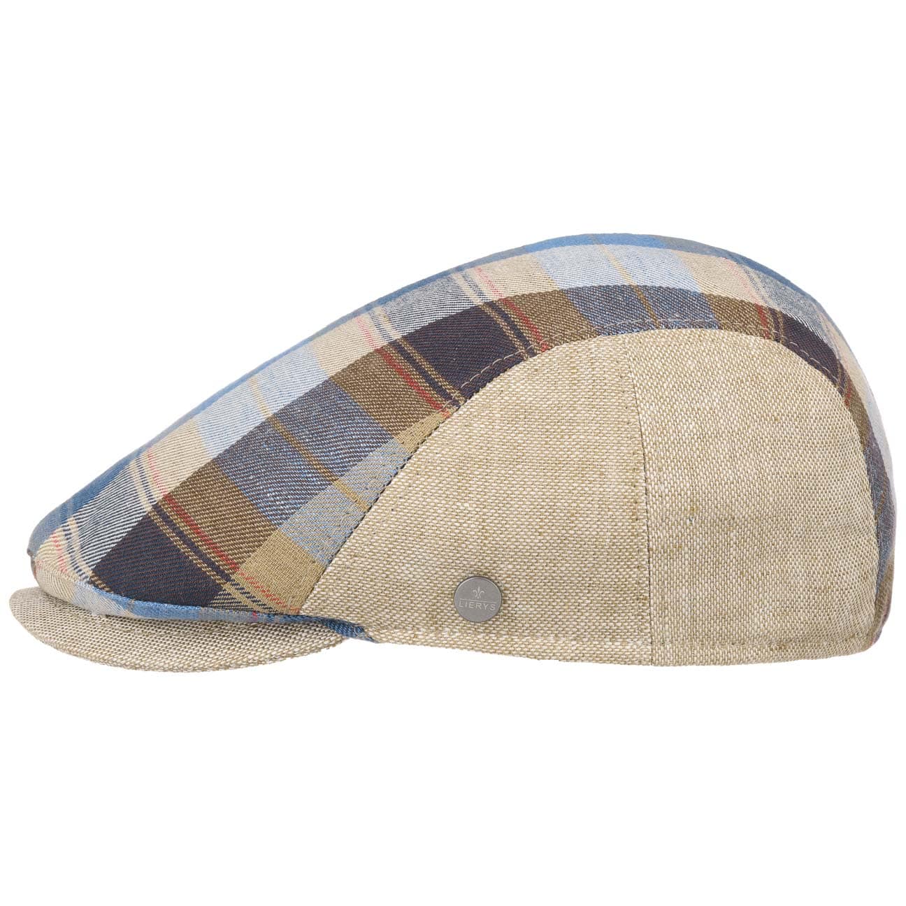 Lenola Check Katoenen Pet By Lierys Beige Blauw 58 lierys kopen in de aanbieding