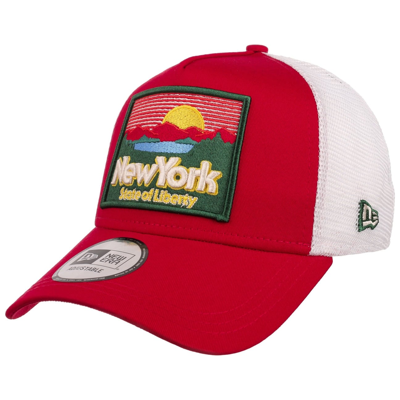 9Forty A Frame Ny State Trucker Pet By New Era Rood One Size new era kopen in de aanbieding