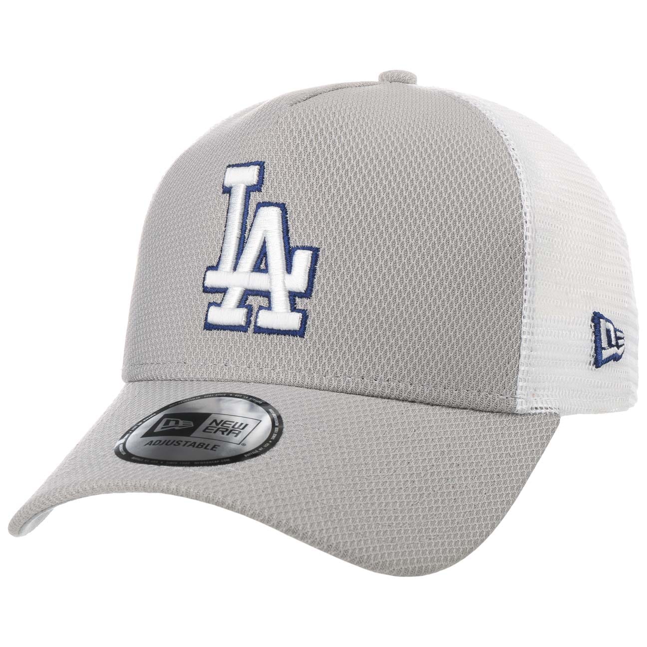 Diamond Era Dodgers Trucker Pet By New Licht Grijs One Size new era kopen in de aanbieding