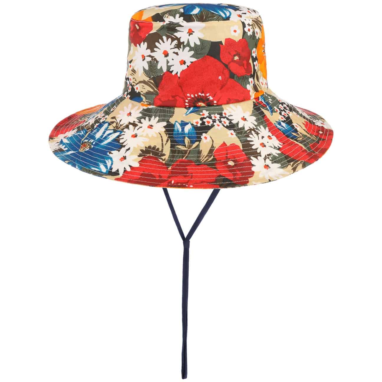 Flower Katoenen Hoed By Grevi Bont One Size grevi kopen in de aanbieding