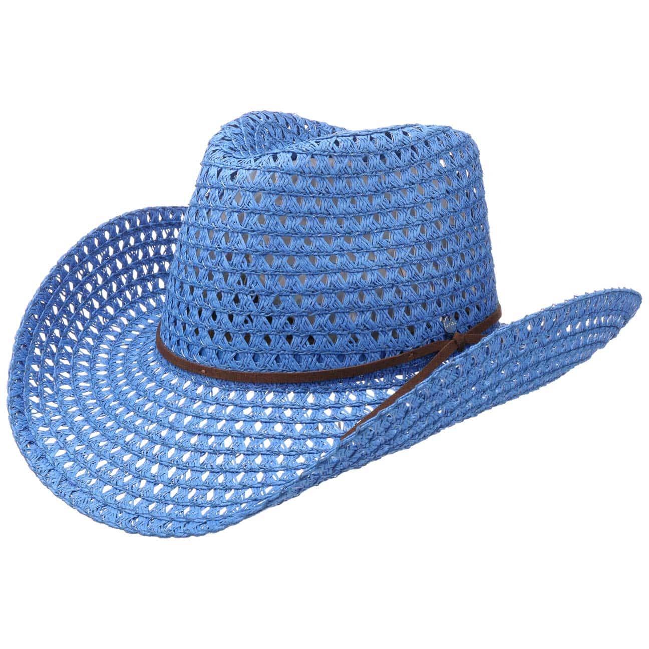 Hoedshop Kanoosa Western Strohoed Koningsblauw One Size hoedshop kopen in de aanbieding Hoedshop Kanoosa Western Strohoed Koningsblauw One Size hoedshop kopen in de aanbieding