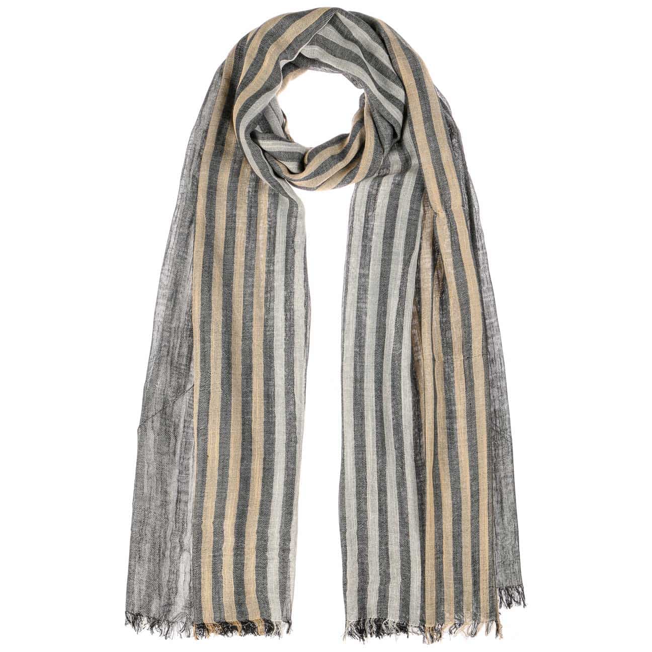 Hoedshop Stripes Sjaal Zwart hoedshop kopen in de aanbieding