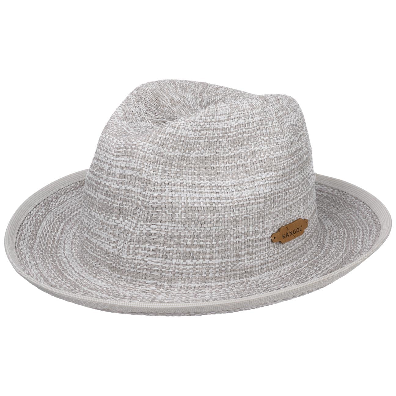 Wicker Strohoed By Kangol Licht Grijs L 58 59 Cm kangol kopen in de aanbieding