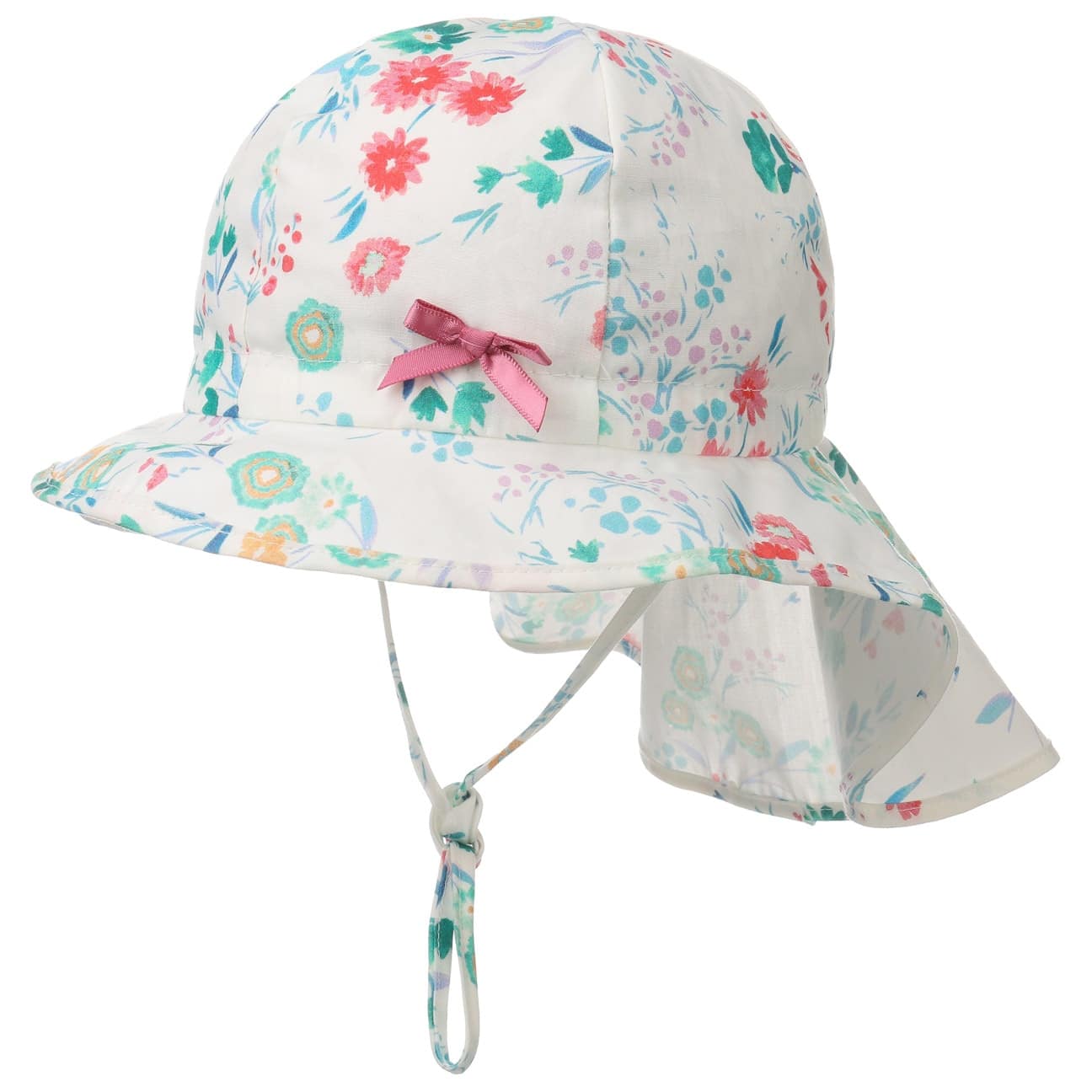 Flower Colours Hoed Met Nekbescherming By Doll Wit 51 doll kopen in de aanbieding