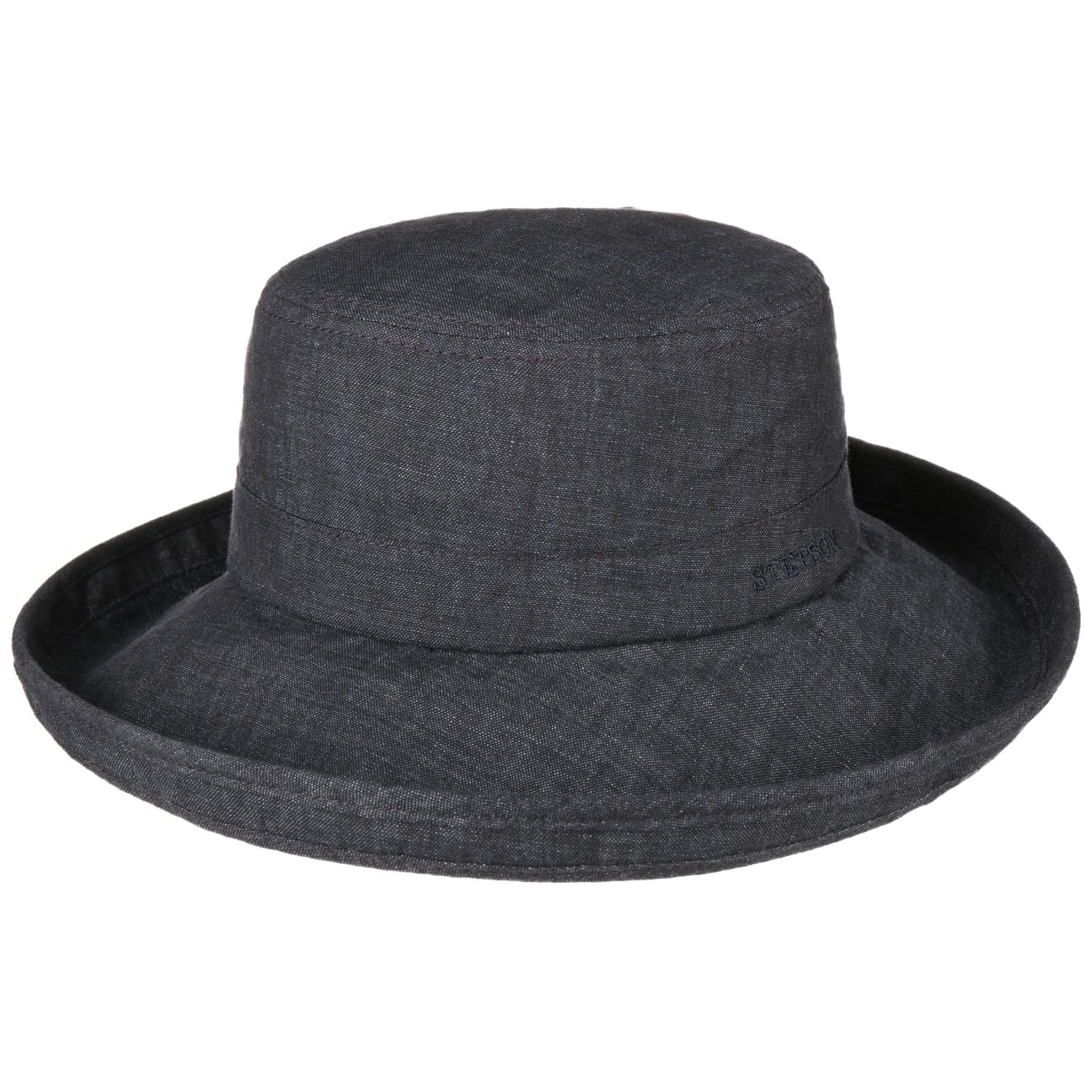 Lonoke Linnen Hoed By Stetson Denim S 54 55 Cm stetson kopen in de aanbieding