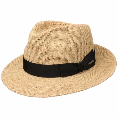 Jenkins Crochet Fedora Strohoed by Stetson