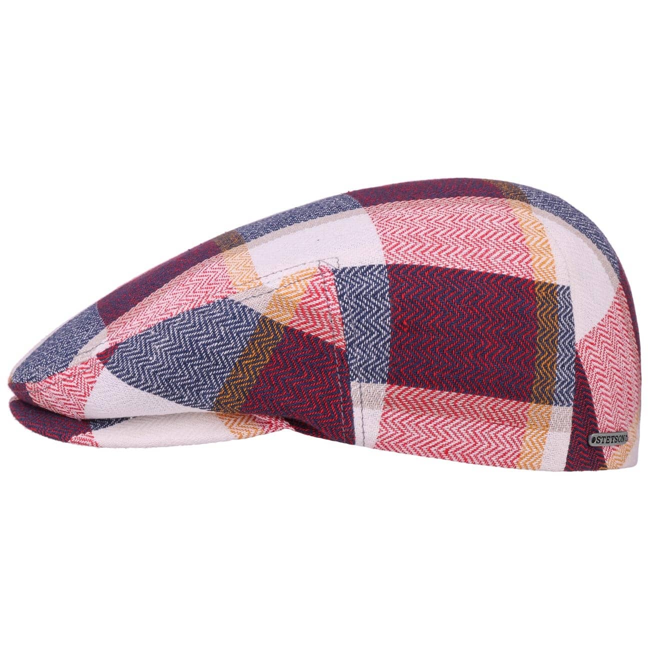 Kent Check Linnen Pet By Stetson Blauw Rood 61 stetson kopen in de aanbieding Kent Check Linnen Pet By Stetson Blauw Rood 61 stetson kopen in de aanbieding