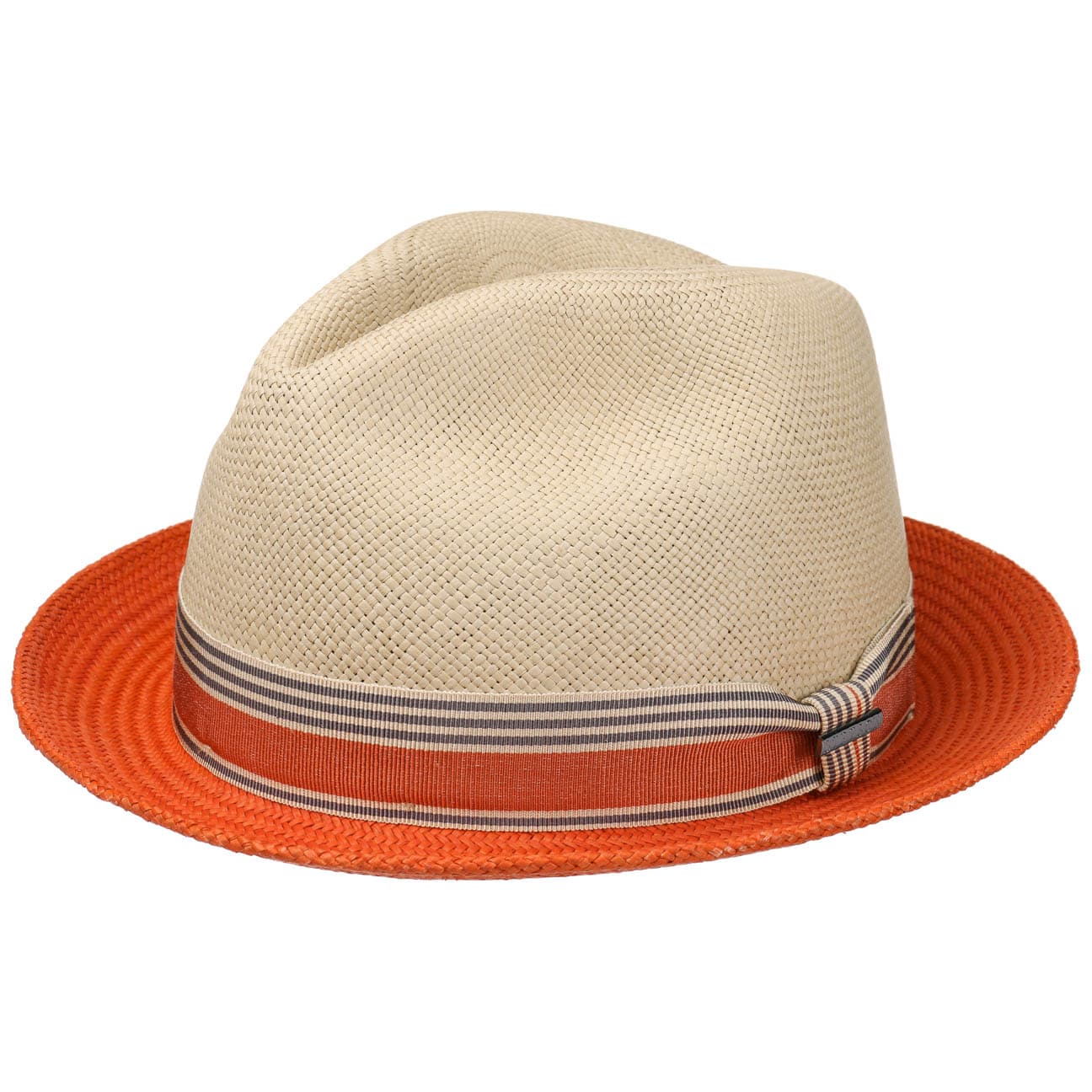 Twotone Player Panamahoed By Stetson Oranje L 58 59 Cm stetson kopen in de aanbieding