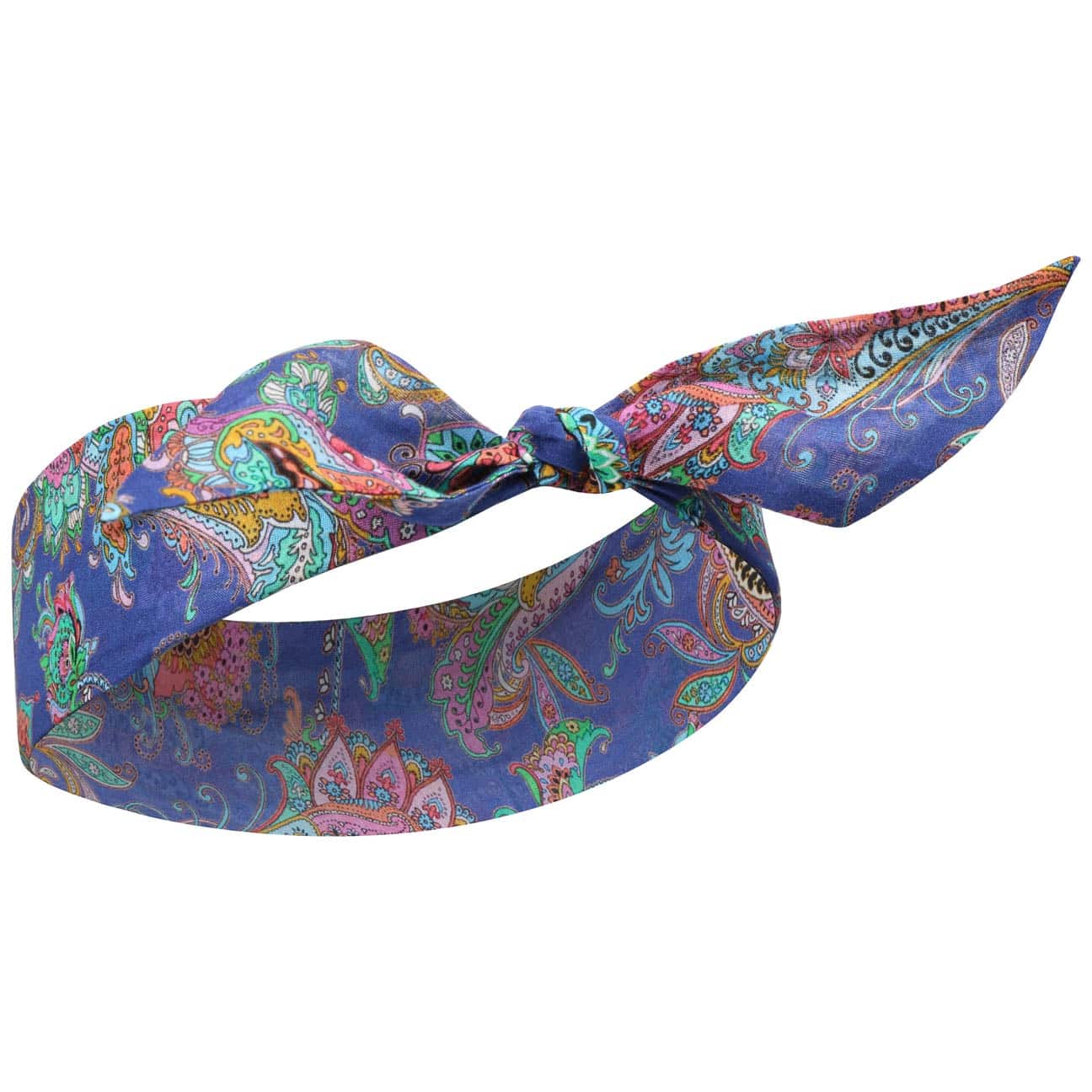 Colour Paisley 3 In 1 Hoofdband By Fraas Blauw fraas kopen in de aanbieding