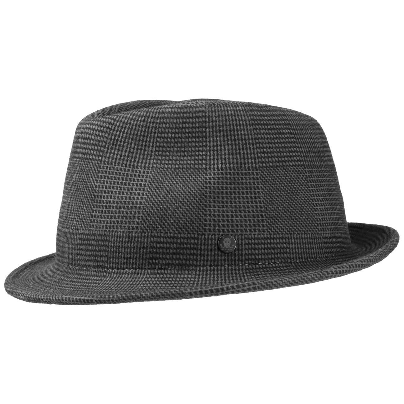 Boston Checks Trilby Wolvilthoed By Stetson Donkergrijs M 56 57 Cm stetson kopen in de aanbieding