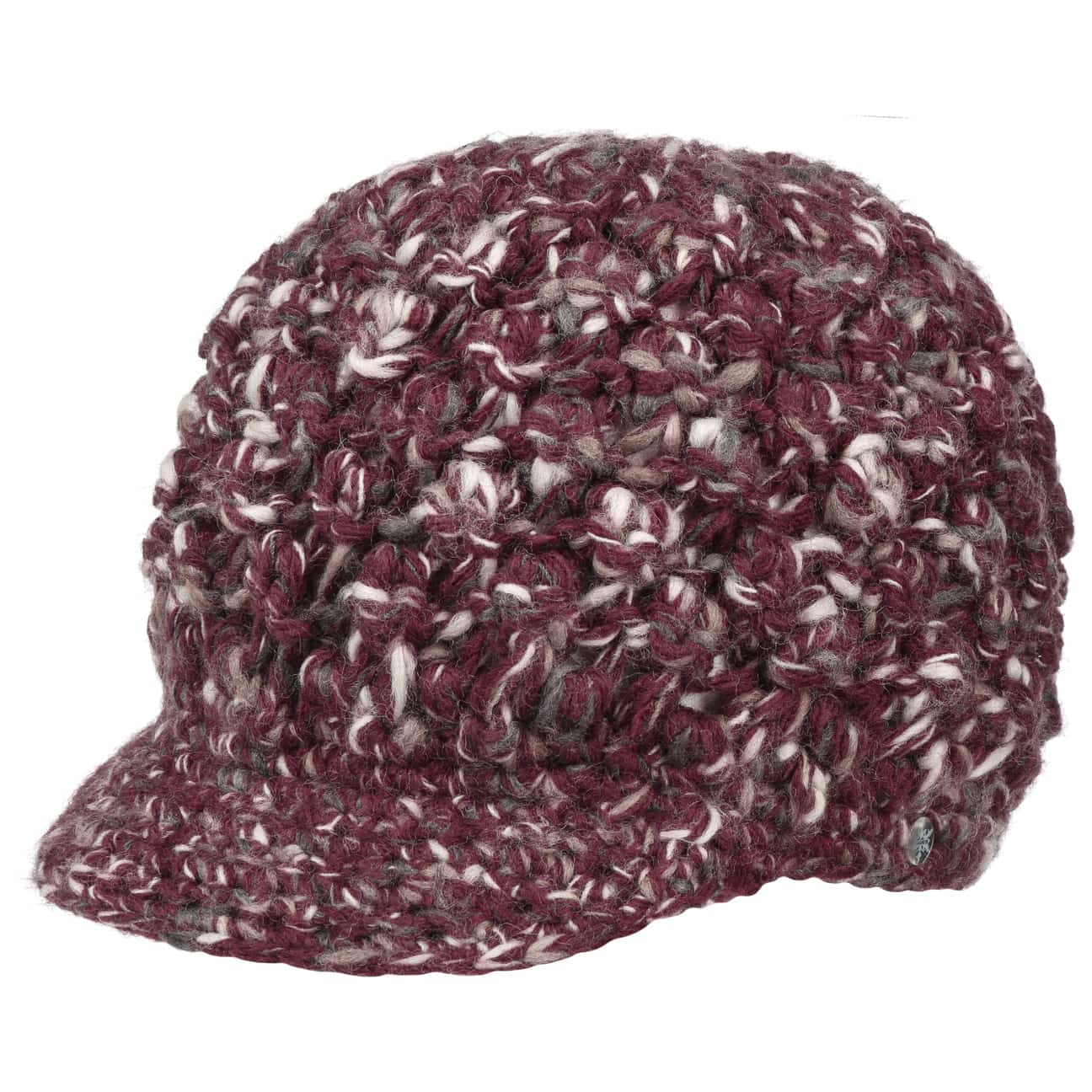 Norwich Gebreide Muts By Stetson Donkerrood One Size stetson kopen in de aanbieding