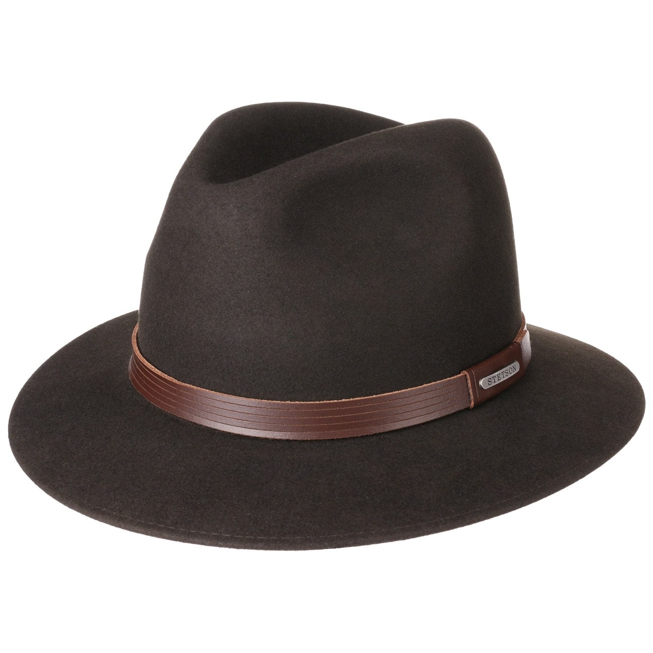 Carrboro Haarvilthoed By Stetson Donkerbruin 59 stetson kopen in de aanbieding