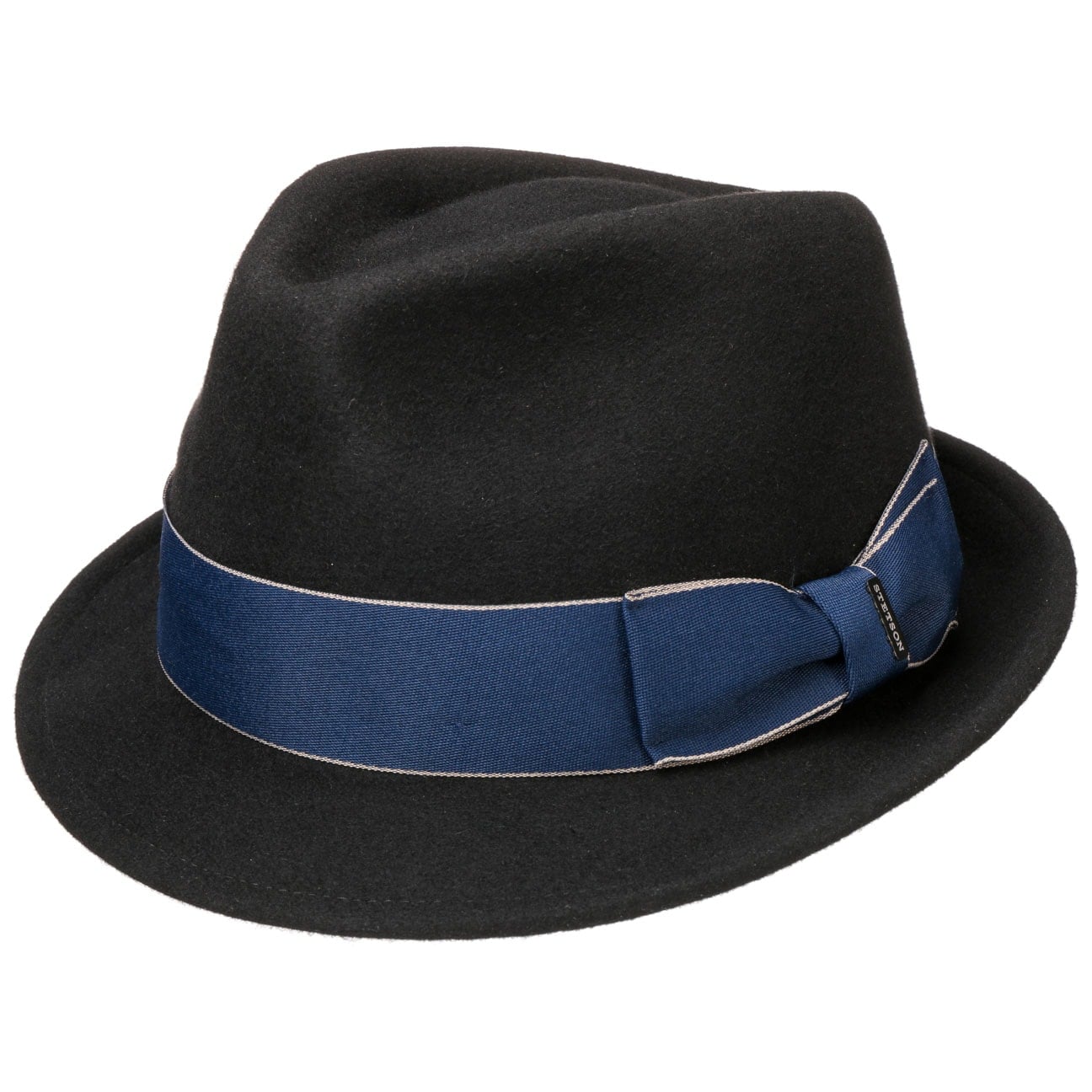 Boston Blue Ribbon Wolvilthoed By Stetson Zwart L 58 59 Cm stetson kopen in de aanbieding