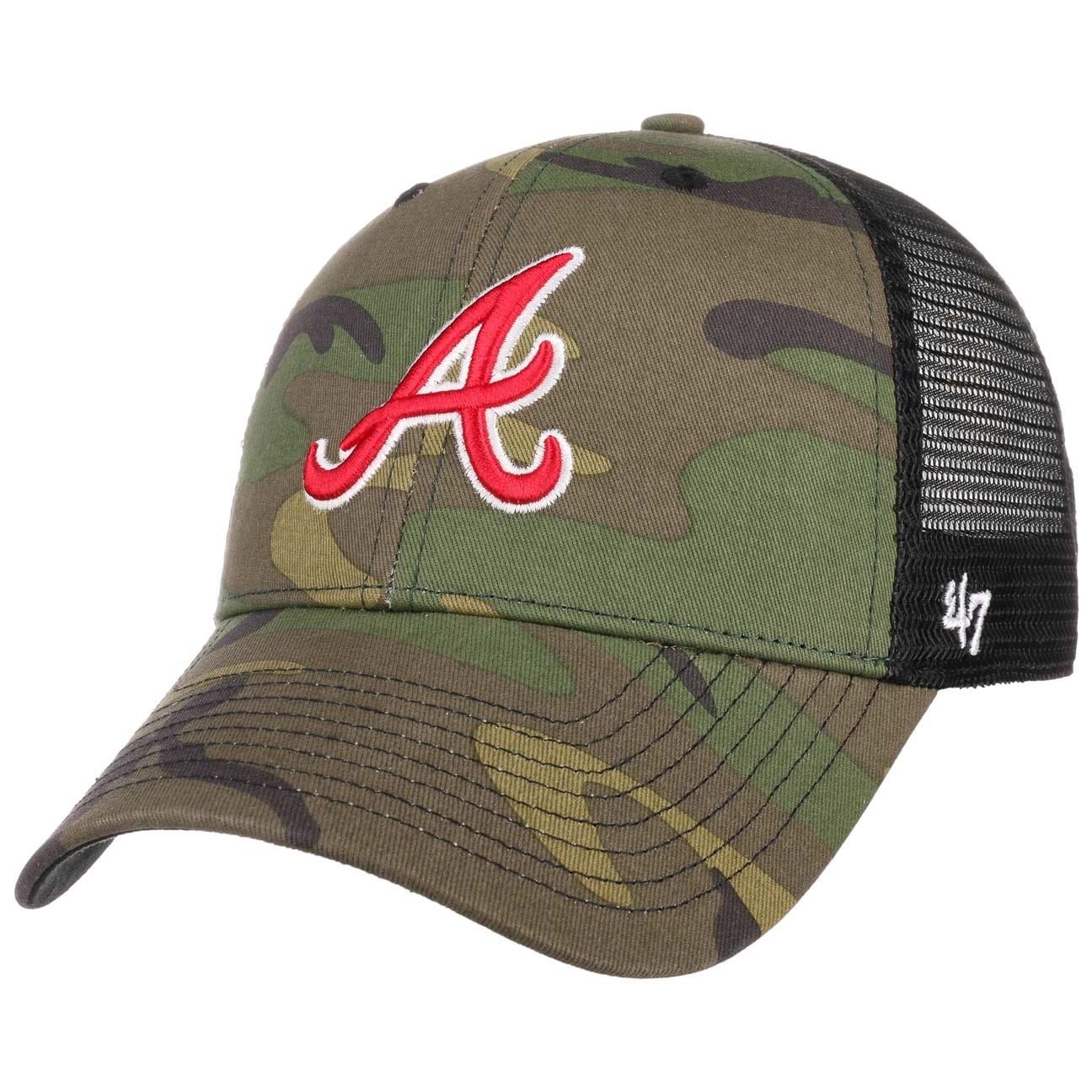 Camo Braves Trucker Pet By 47 Brand Camouflage One Size 47 brand kopen in de aanbieding Camo Braves Trucker Pet By 47 Brand Camouflage One Size 47 brand kopen in de aanbieding