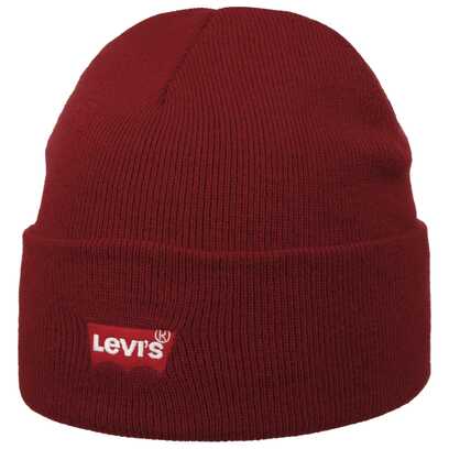 Red Batwing Slouchy Beanie Muts by Levi’s®